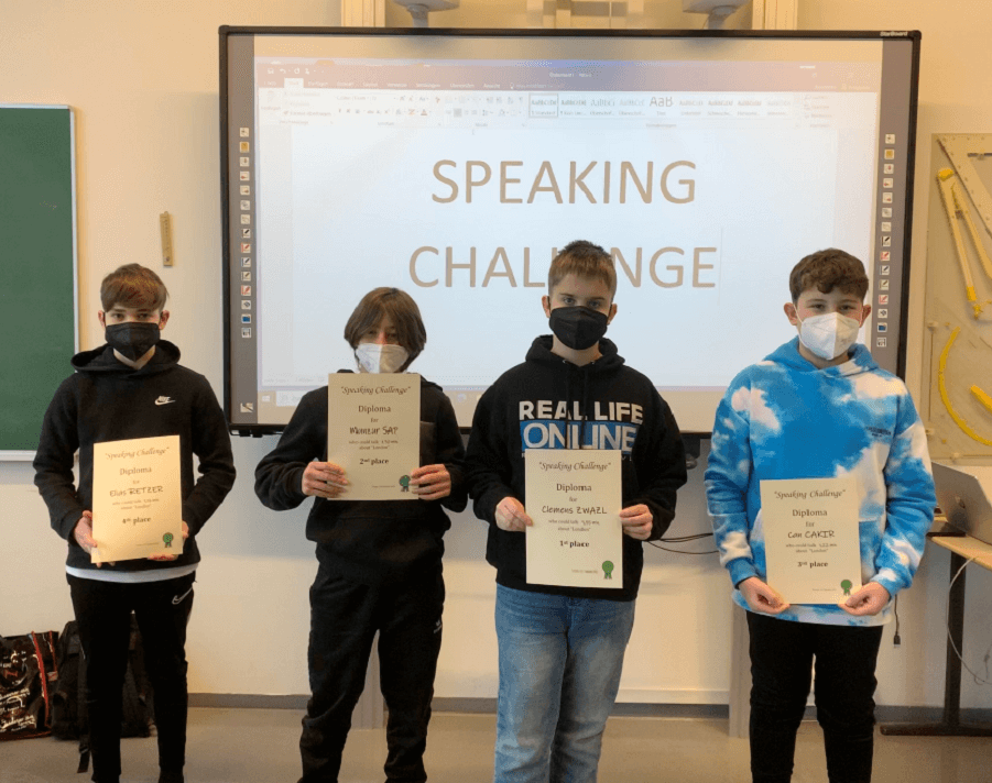 Read more about the article Speaking Challenge in der 3b Klasse!